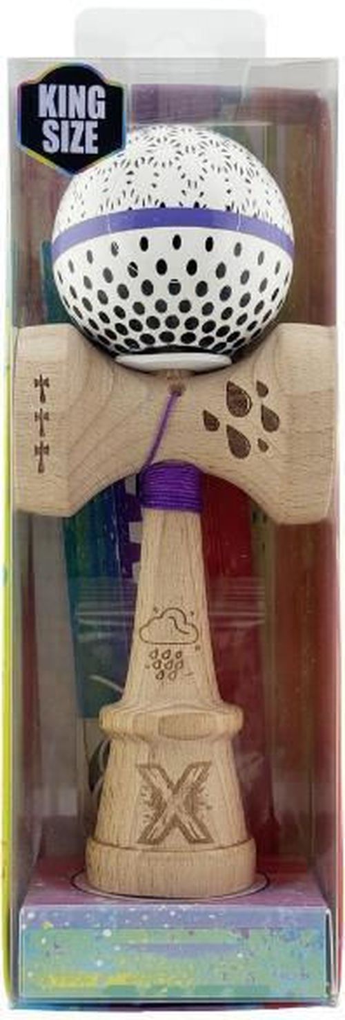купить Активная игра Essa 165779 Kendama Super Sticky X Original, King size, Picături de ploaie, albă в Кишинёве 