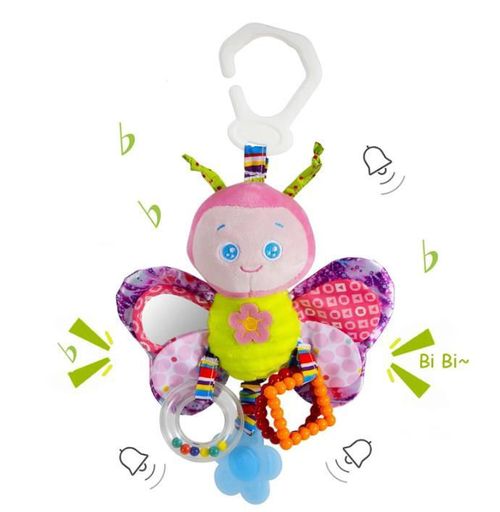 cumpără Jucărie cu pandantiv Hoogar HG0104003 Baby plush toy, Butterfly în Chișinău 