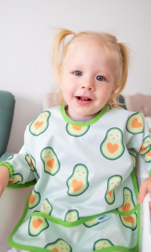 cumpără Bavețică BabyJem 784 Sort cu maneci pentru activitati Avocado, 33x74 cm în Chișinău 