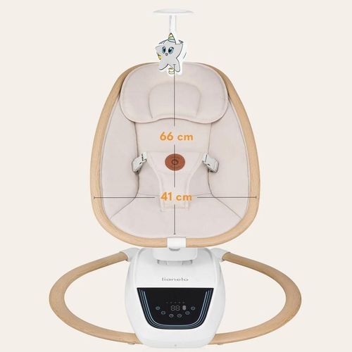 cumpără Leagăn pentru bebeluși Lionelo Olivia Beige Natural în Chișinău 