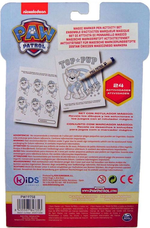 cumpără Set de creație Paw Patrol KIDS PW19758 Набор для творчества Stationery set mystery ink în Chișinău 