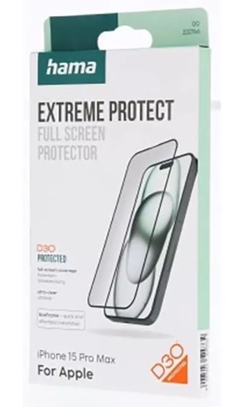 cumpără Sticlă de protecție pentru smartphone Hama 222766 Extreme Pro iPhone 15 Pro Max în Chișinău 