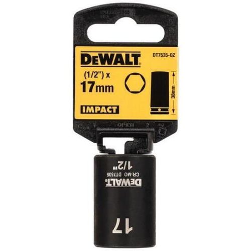cumpără Set de tubulare, bite, duze DeWalt Cap hexagonal impact DT7535 (Scurte) 17mm 1/2 în Chișinău 