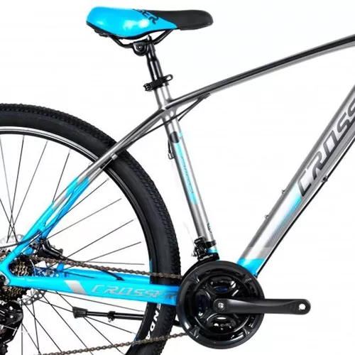 cumpără Bicicletă Crosser X880 29" 19 21S Shimano+Logan Hidraulic Grey/Blue în Chișinău 