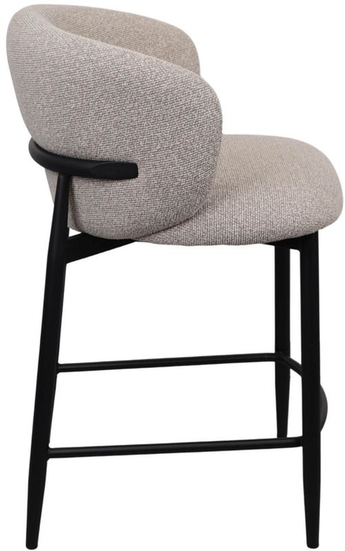 купить Барный стул Deco Darian Beige Black Leg в Кишинёве 