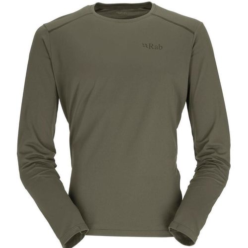 cumpără Îmbrăcăminte sport Rab Tricou barbati Force LS Tee Light Khaki M (QBL-07-LKH-MED) în Chișinău 