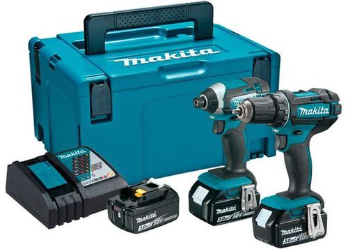 купить Набор электроинструментов Makita DLX2127J1 (Set DDF482+DTD152+DC18RC+BL1830B) в Кишинёве 