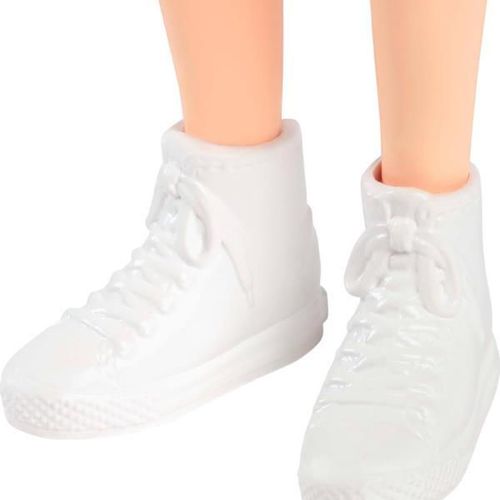 купить Кукла Barbie HYT90 Păpușa Barbie Fashionistă cu fustă plisată mov в Кишинёве 