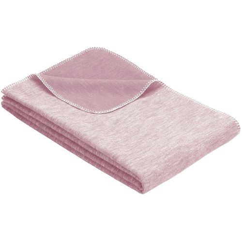 cumpără Textile de casă Ibena 2163/500 Jacquard Baumwolldecke Lausanne GOTS Pink în Chișinău 