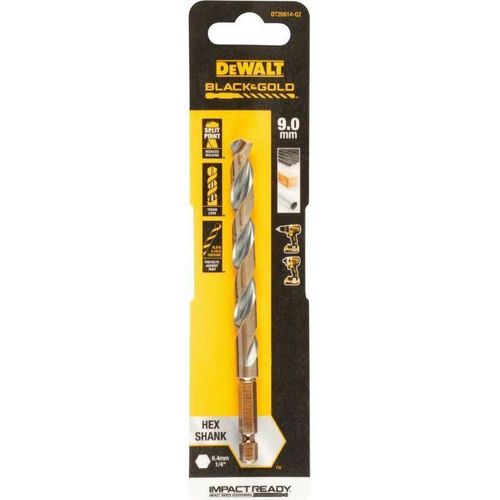 купить Сверло DeWalt DT20614-QZ сверло по металлу Black & Gold impact ready 9 мм (P.1) в Кишинёве 