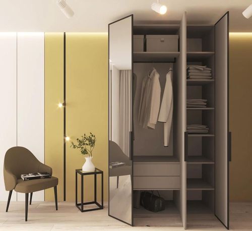 купить Шкаф Bayro Modena 1350x2400x530 серый камень в Кишинёве 