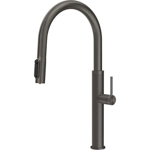 cumpără Bateria bucătărie Gessi 60824-707 Gessi 316 Black Metal Brushed PVD în Chișinău 