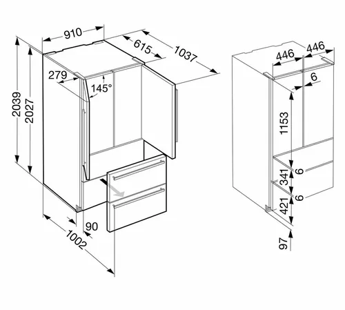 купить Холодильник SideBySide Liebherr CBNes 6256 в Кишинёве 
