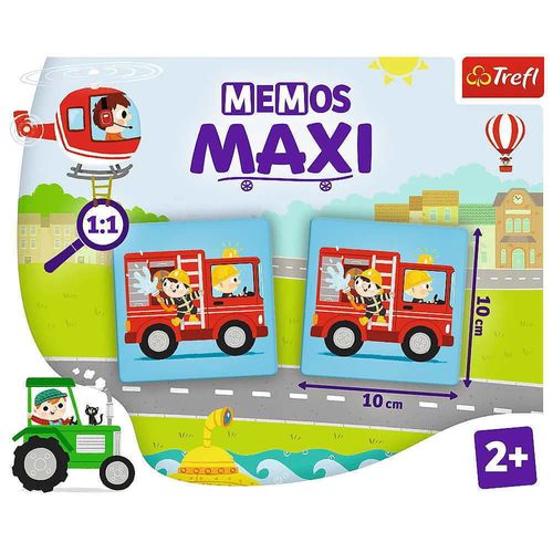 cumpără Joc educativ de masă Trefl 02267 Game - Memos Maxi Vehicles în Chișinău 