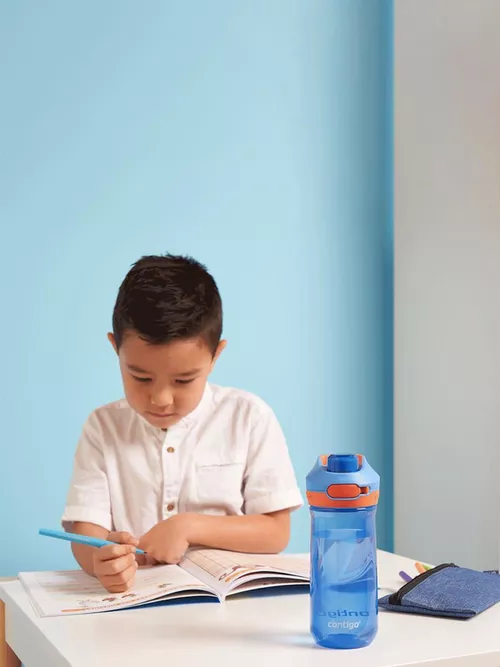 купить Бутылочка для воды Contigo Jessie Autopop PP Blue Poppy 420ml в Кишинёве 