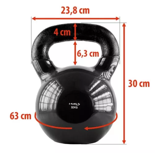 купить Гантель HMS SL-00014189 Gantera 32 kg Kettlebell KNV 17-64-068 в Кишинёве 