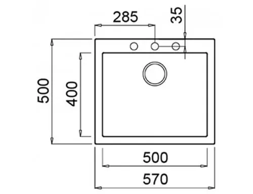 купить Мойка кухонная Teka Forsquare 50.40 TG tegranit White в Кишинёве 