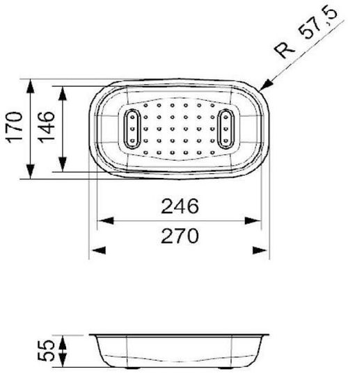 cumpără Accesoriu pentru chiuvete de bucătărie Reginox R17128 Colander în Chișinău 