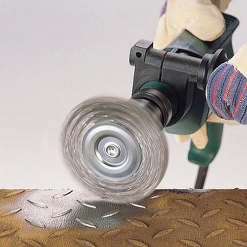 купить Набор головок, бит, насадок Wolfcraft Дисковая проволочная щётка из нержавеющей стали 75 мм 2711000 в Кишинёве 