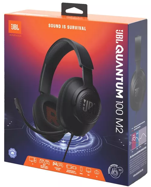 купить Наушники игровые JBL Quantum 100M2 Black в Кишинёве 
