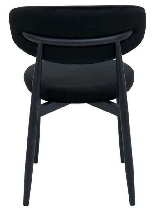 cumpără Scaun Deco Meridian Catifea Black (HLR66)+Black Legs în Chișinău 