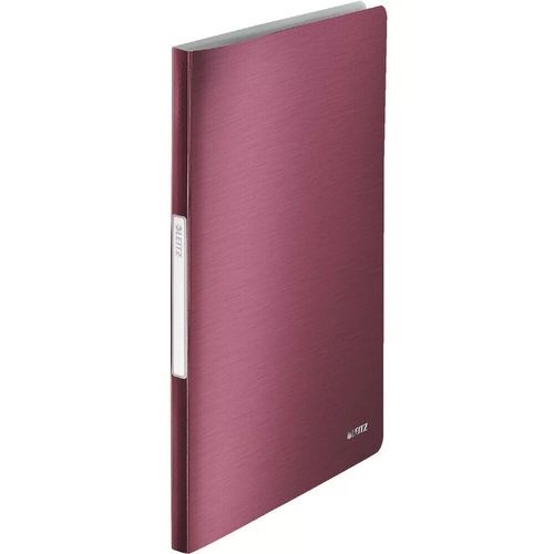 купить Папка для документов Leitz 39580028 Mapa cu folii Style A4, 20 folii, granat в Кишинёве 