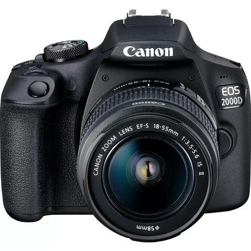 купить Фотоаппарат зеркальный Canon EOS 2000D 18-55 IS II (2728C008) в Кишинёве 