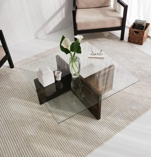 cumpără Măsuţă cafea Trendy Glory, Nuc 90x35x90cm în Chișinău 