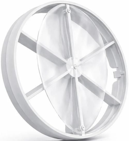 купить Вентилятор вытяжной EvoAir Ventilator baie Ecovent DECORA SMART, Senzor Umiditate, Alb Mat в Кишинёве 