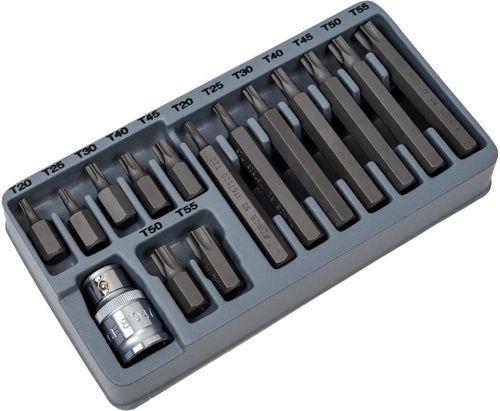 купить Набор головок, бит, насадок Force 4156 1/2" Набор бит Torx 10 мм 15 предметов в Кишинёве 