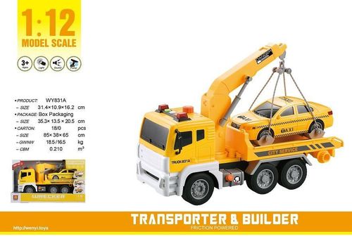 купить Машина Wenyi 831A 1:12 Evacuator și Taxi cu inerție в Кишинёве 