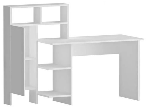 cumpără Masă de birou Trendy Bugra, Alb, 136x112x60cm în Chișinău 