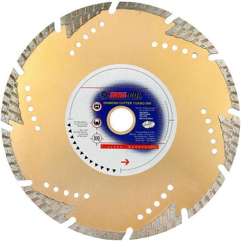 купить Набор головок, бит, насадок MAR-POL M08725 Алмазный диск Segment-Laser 230x222x10 мм в Кишинёве 