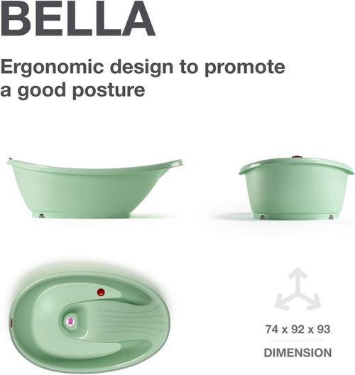 купить Ванночка OK Baby 39251200 Bella cu suport Verde в Кишинёве 