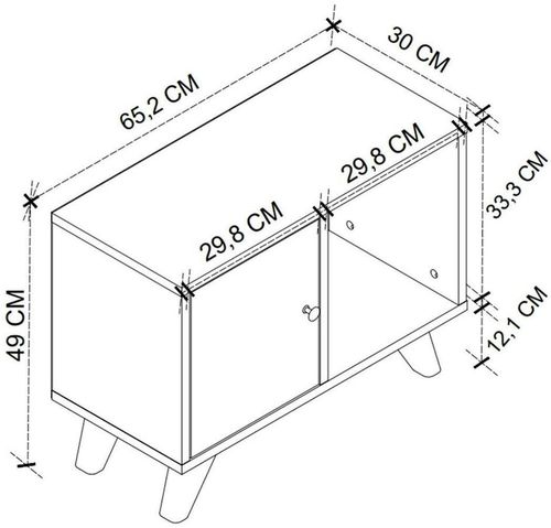 cumpără Casetieră Bofigo 19-02-08 Anthracite în Chișinău 