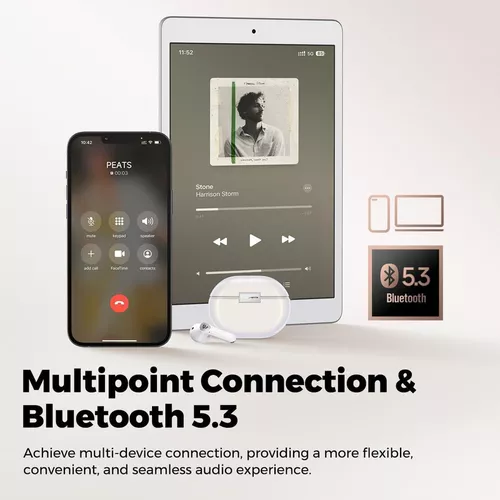 купить Наушники беспроводные SoundPeats Air4 Pro White в Кишинёве 