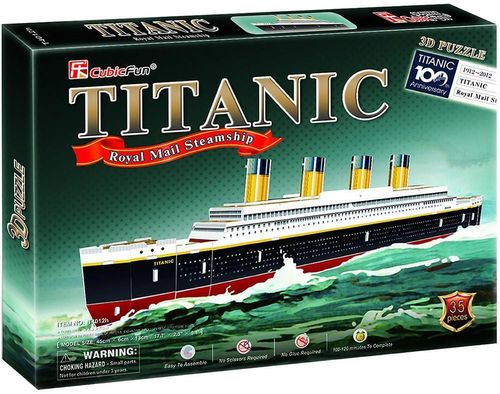 купить Конструктор Cubik Fun T4012h 3D Puzzle Titanic (small) в Кишинёве 