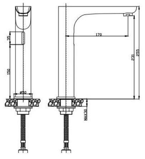cumpără Baterie lavoar Creavit ES6500 sensor inalt în Chișinău 