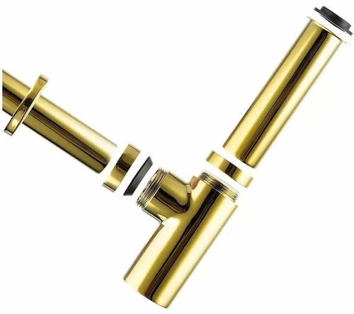 купить Сифон для кухонной мойки Frap F 82-13 1"1/4 Satin Gold в Кишинёве 