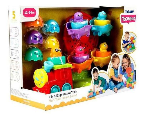 cumpără Jucărie Tomy T73099 Jucărie 2 în 1 Tomy Trenulețul cu ouă surpriză în Chișinău 