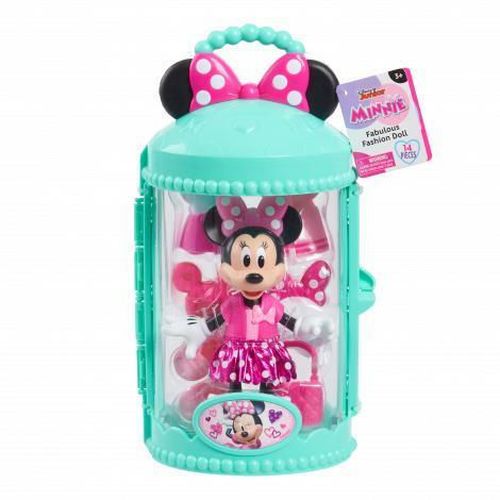купить Игрушка miscellaneous 88128 Minnie Mouse Fabulous Fashion Doll Teal Case, Pretty in Pink в Кишинёве 