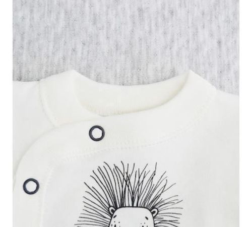 cumpără Haine pentru copii Minikin 242200356 Hedgehog Распашонка молочный 0-1мес în Chișinău 