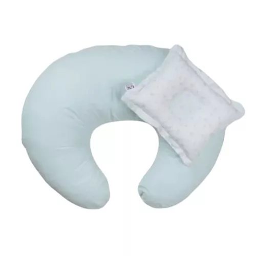 cumpără Pernă pentru gravide și mame care alăptează PernaMea Set de alaptare colacel+pernuta, Stele Turcoaz (PM.101291/4) în Chișinău 