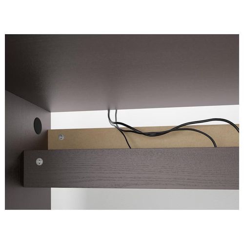 купить Офисный стол Ikea Malm 140x65 cm (Negru-maro) в Кишинёве 