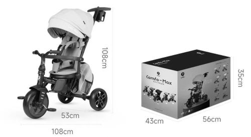 cumpără Bicicletă-cărucior Qplay Comfo Max Olive Green în Chișinău 