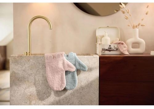 купить Аксессуар для купания Jollein 336-597-67099 Manusa de baie Terry Ears Wild Rose в Кишинёве 