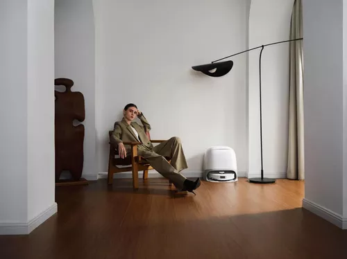 купить Пылесос робот Roborock Qrevo Curv 5A1 White в Кишинёве 