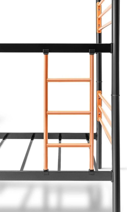 купить Кровать детская Evger RD-70 90x200cm Black/Orange в Кишинёве 