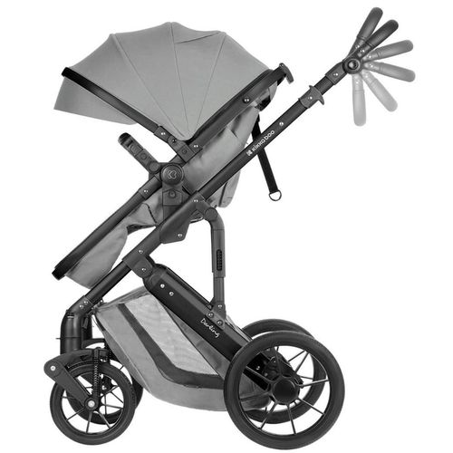 купить Детская коляска Kikka Boo Darling Light Grey 2024, transformabil 3in1 (3800171209717) в Кишинёве 