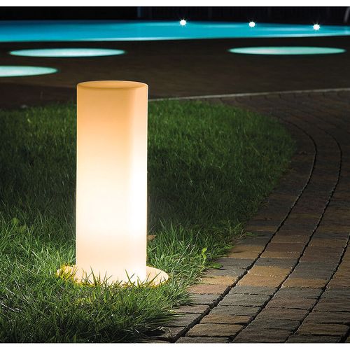 cumpără Lampa stalp de podea de exterior LYXO VERTIGO column H 55 cm with batteries Rgbw led kit  - plastic base LA310-UOR055 (Lampa de podea de exterior cu bază din plastic și kit de iluminat LED multicolor plus baterie) în Chișinău 